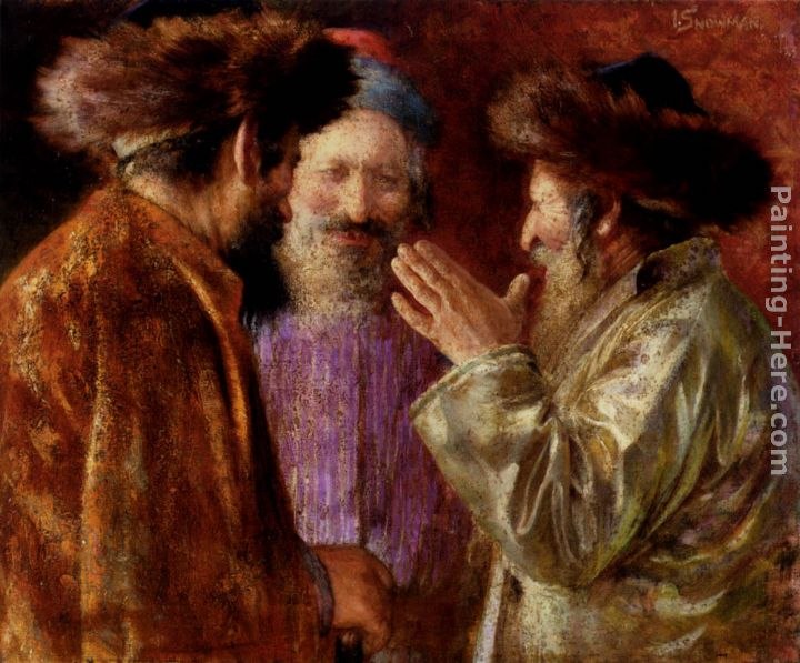 Isaac Snowman Three Rabbis Of Jerusalem